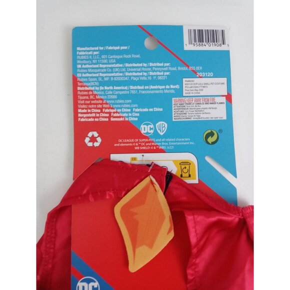 Rubies DC League Super Pets Lulu Small Pet Guinea Pig Rabbit Halloween Costume - Picture 6 of 6